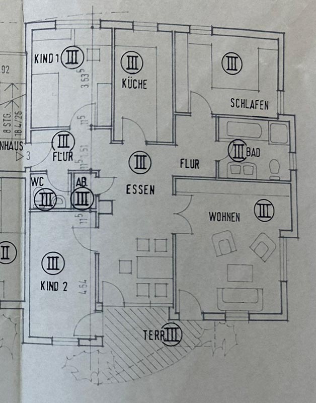 Grundriss Wohnung