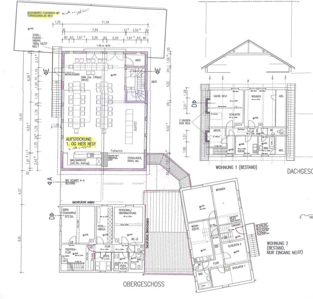 Grundriss Obergeschoss