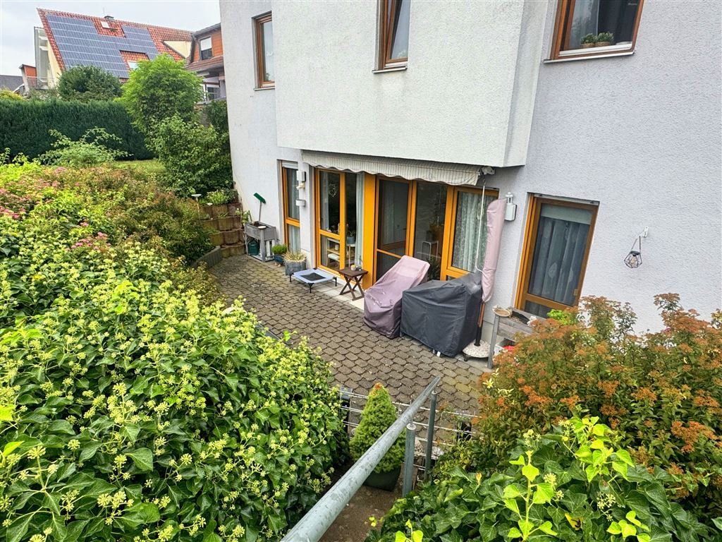 Blick auf die Terrasse