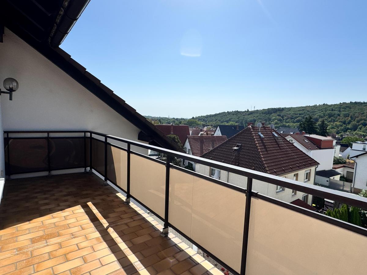 Ausblick Balkon